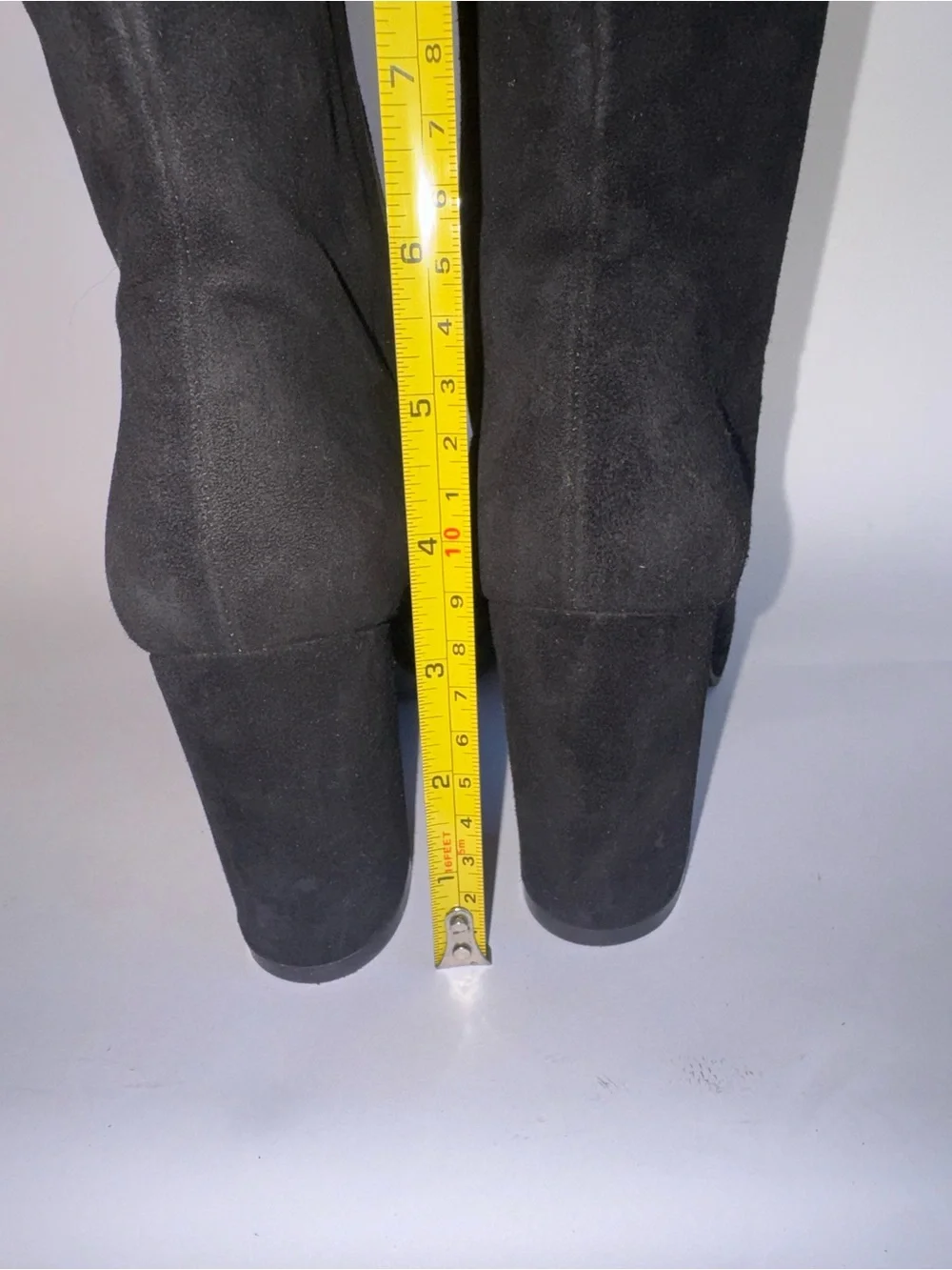 Stuart Weitzman Black Suede Knee High Boots High Heeled Women’s Size 6